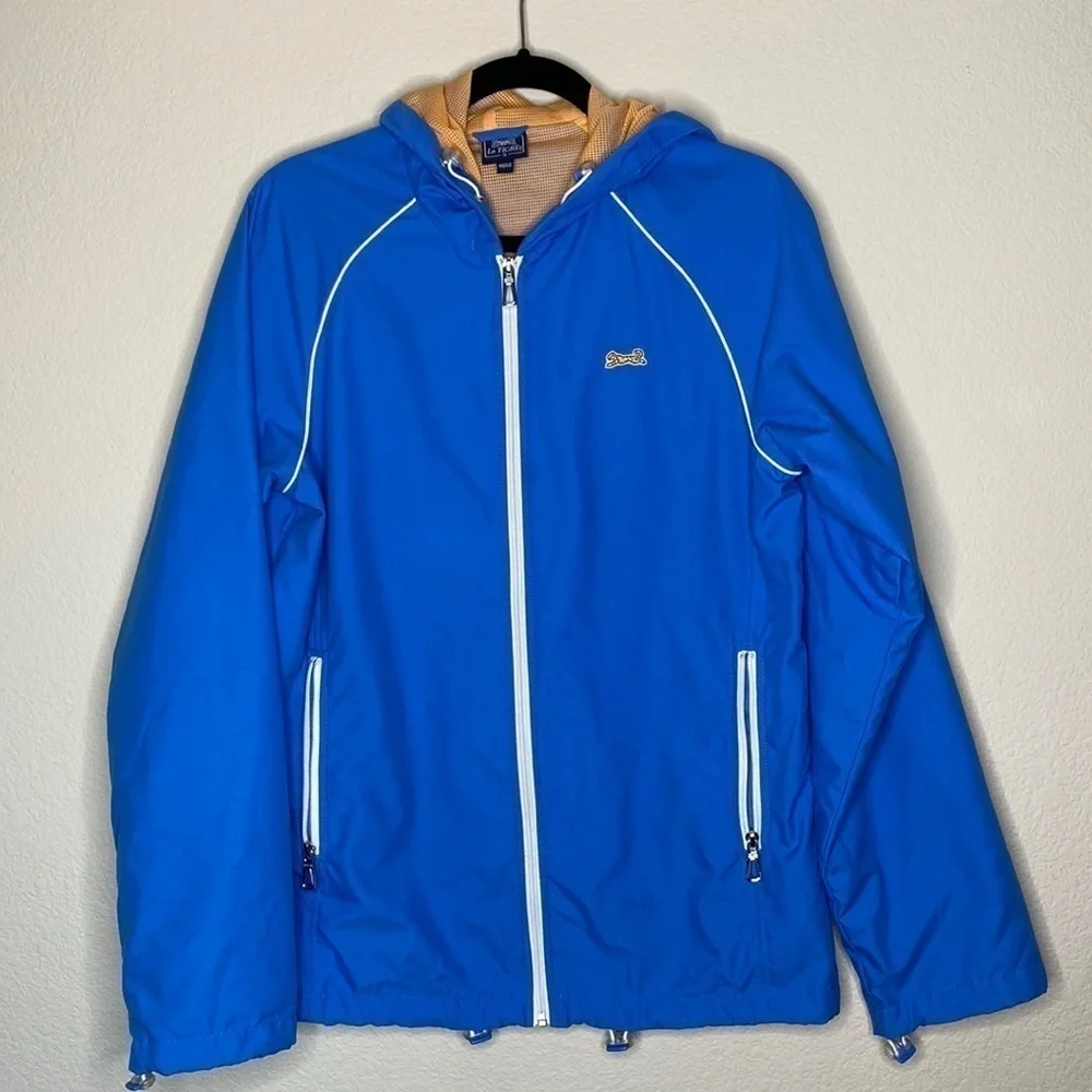 Le Tigre rain coat hooded zip up hooded jacket small mens